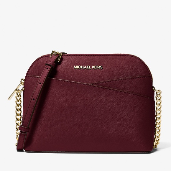 MICHAEL KORS
Jet Set Travel Medium Dome Crossbody Bag
Oxblood 
NWT - Picture 1 of 16